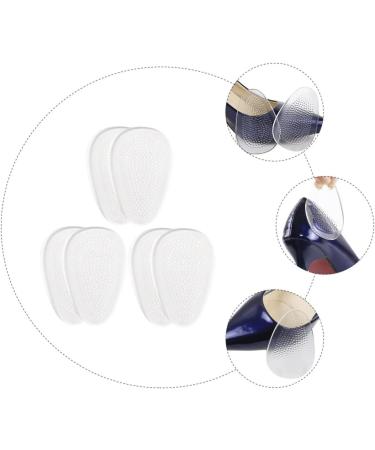 Shock-Absorbing Anti-Slip Mat Shoe Inserts - 3 Pairs Heel Cushion Pads for Women s High Heels | Non-Skid Adhesive Insoles - Buy Online on GoSupps.com