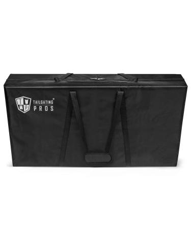 Tailgating Pros Heavy- Duty Cornhole Board Carrying Case 4'x2' Regulation Size w/Padded Shoulder Strap! Heavy-Duty Material