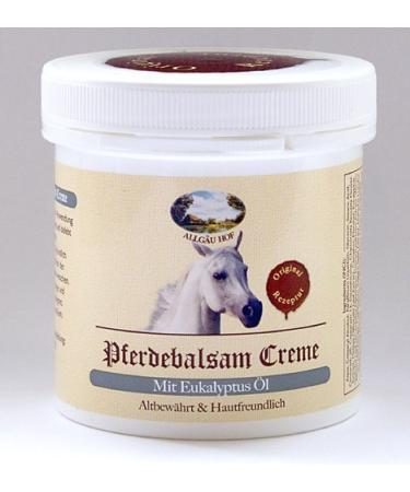 Horse balm cream with eucalyptus oil 250ml Allg u Hof "Original recipe" tried and tested maintains and enlivens the skin can with a safety tape