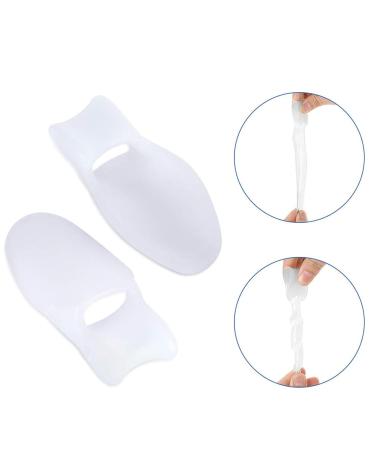 Buy 4X Silicone Hallux Valgus Toe Correction Splint | Toe Spreader & Ball Protection for Pain Relief - Buy Online on GoSupps.com