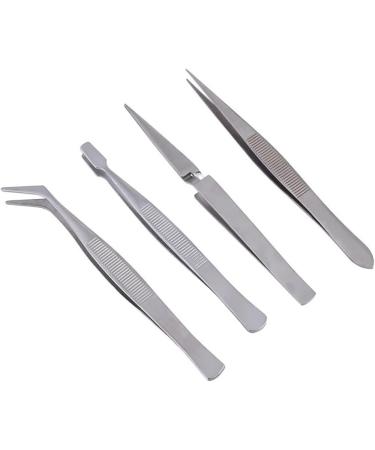 Stamp Tweezers for Collectors | Stainless Steel Flat Non-Slip Philately Tool - Best eCommerce Shipping Worldwide - Buy Online on GoSupps.com