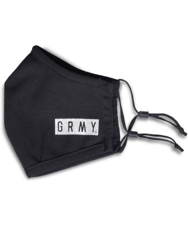 Mascarilla Grimey Box Logo Silver FW20 Black - Buy Stylish Face Mask for Global Shipping | High-Quality Fashion Accessory - Buy Online on GoSupps.com