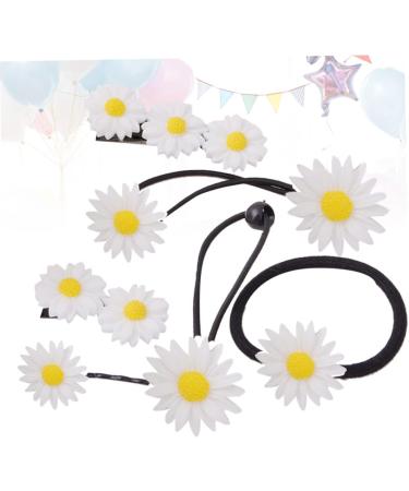 FRCOLOR Set of 6 Girls Hair Bobbles Wedding Hair Clips Hair Accessories for Wedding Daisy Hair Clips for Wedding Flower Clips for Hair Scrunchie Daisy - Buy Online on GoSupps.com