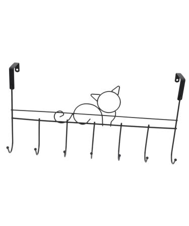 PRETYZOOM Coat Hangers Hook Wall Mount Coat Rack Door Rack Over Door Towel Rack Door Frame Back Style Hat Rack