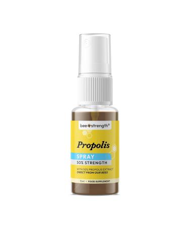 Bee Strength Propolis Spray (Caramel Flavour) | High-Strength Natural & Alcohol-Free Propolis Spray | Soothes Sore Throat Discomfort Supports Immune Health | UK Made (15ml) 15ml (caramel flavour)