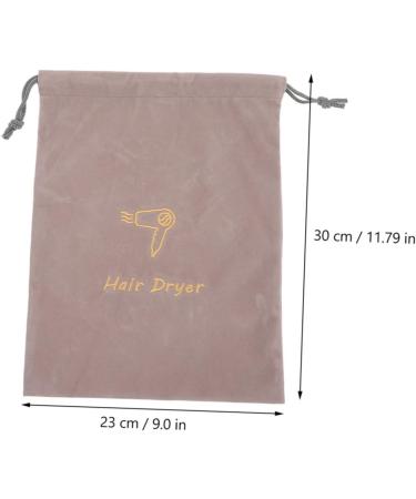 FOYTOKI 2pcs Velvet Bag Hair Dryer Bag Hair Dryer Organizer Storage Bag for Hair Dryer Hair Blow Dryer Bag Hair Dryer Fabric Bag Drawstring Fabric Bags Drawstring Storage Bag - Buy Online on GoSupps.com