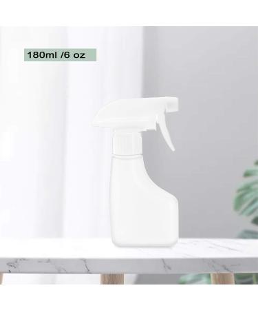 6 oz Spray Bottle 2-Pack | Leak Proof Squirt Bottle with 3 Adjustable Nozzle | Refillable for Cleaning Pets Hair & Plants - Buy Online on GoSupps.com