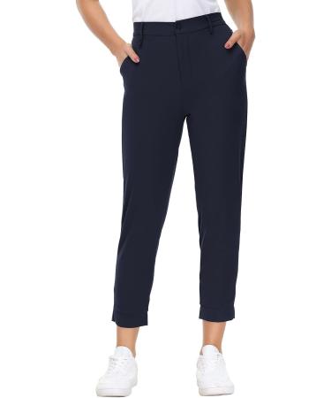 JACK SMITH Women's Golf Pants Navy Blue X-Large | Stretch Lightweight Work Pants with 6 Pockets - Buy Online on GoSupps.com