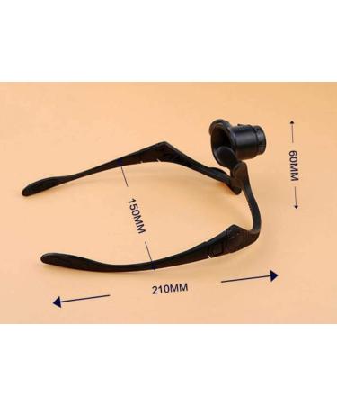 Magnifying Glasses Vision aids Glasses-Type Magnifying Glass Reading Identification Jewelry Magnifying Glass 10X 15X 20X 25X Stationery Office Supplies 1PCS Journey - Buy Online on GoSupps.com
