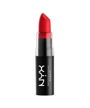 NYX PROFESSIONAL MAKEUP Matte Lipstick - Eden (Bright Blue-Red) Eden 1 Count (Pack of 1)
