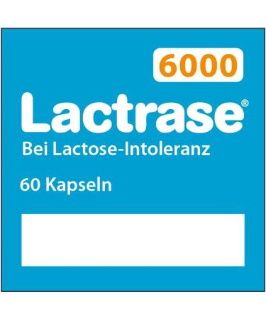 Pro Natura Lactrase 6000 - 60 Lactase Capsules for Lactose Intolerance | Enjoy Milk & Dairy Products Carefree - Buy Online on GoSupps.com