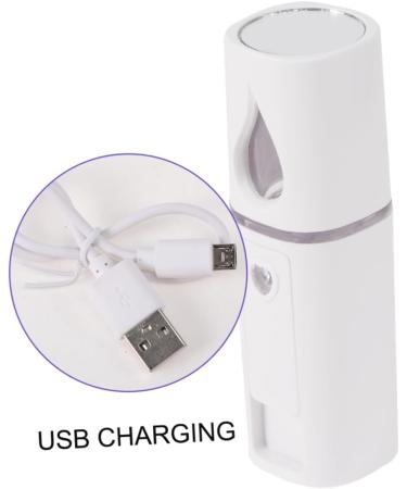 Ipetboom 2 Pcs Portable Humidifiers Rechargeable Facial Sprayer Mist Sprayer Spray Meter Steamboat Face 10.5*3cmx2pcs Whitex2pcs - Buy Online on GoSupps.com