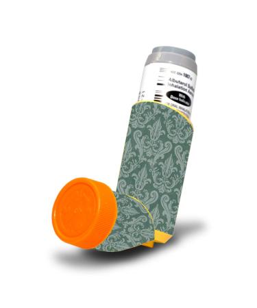 MightySkins Skin for Proventil HFA Asthma Inhaler - Vintage Floral | Protective Durable and Unique Vinyl Decal wrap Cover | Easy to Apply Remove and Change Styles | Made in The USA