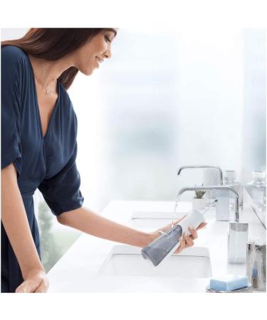 Oral-B Genius X Electric Toothbrush Set with Aqua Care Shower 4 Brushes & Replacement Nozzles - Ultimate Dental Care Solution - Buy Online on GoSupps.com