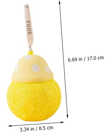 Buy Angoily 2pcs Mushroom Bath Balls - Exfoliating Body Wash Sponge for Kids & Men | International Shipping - Buy Online on GoSupps.com