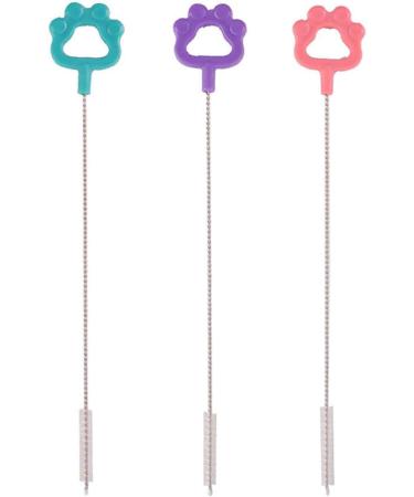 Nylon Stainless Steel Straw Brush Straw Cleaning Brushes Long Straw Tube Cleaner Bottle Cleaner for Test Tubes - Buy Online on GoSupps.com