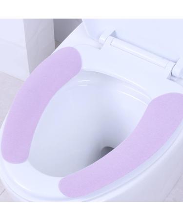 Luxurious Orange Chenille Bathroom Toilet Lid Cover Set - Soft Plush Seat Covers - Machine Washable - Universal Fit - Buy Online on GoSupps.com