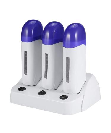 High Quality ABS Wax Warmer with Transparent Window & Lid - EU Plug Triple | Perfect for Home Use - Buy Online on GoSupps.com