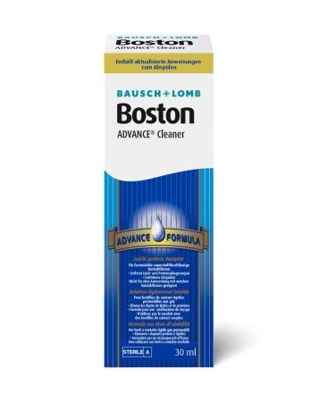 Bausch + Lomb Boston Advance Contact Lens Cleaner Hard Contact Lenses 1 x 30 ml Single Bottle (1 x 30 ml) New Product Formulation - Buy Online on GoSupps.com