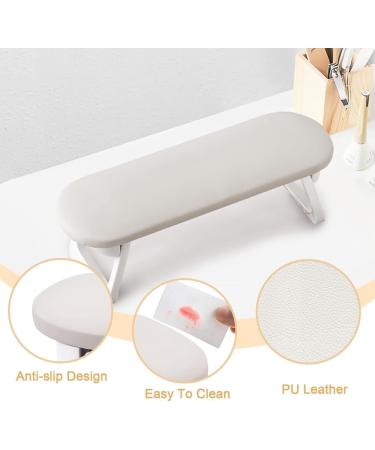 qazaa Comfort-Focused Foldable Nail Arm Rest in PU Leather Hand Pillow for Nail Art Cushion Hand Holder for Acrylic Nail Artists - Buy Online on GoSupps.com