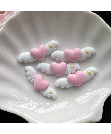 Limtula Superlatives Duckbill Heart Wing Hairpin for Woman Cute Sweet Style Charm Hair Clip Aesthetics Matte Hair Accessories White - Buy Online on GoSupps.com