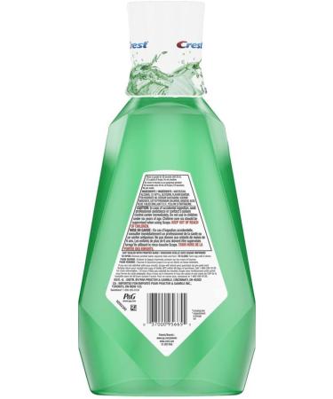 Crest Scope Outlast Mouthwash, Long Lasting Mint, 1L (33.8 fl oz) - Pack of 1 - Buy Online on GoSupps.com