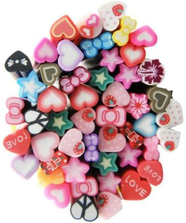 50pcs Nail Art Sticker Clay Manicure 3D - Nail Sticks Pegatinas Para U as - Buy Online on GoSupps.com