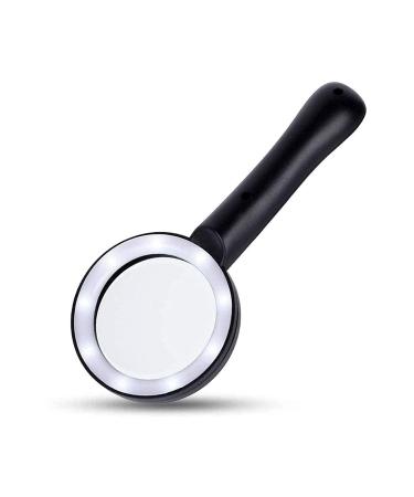 Spacmirrors Magnifying Glass Rechargeable USB Charging Inspecting Coins & Jewelry Magnifying Glass with 9 LED Light Magnifier