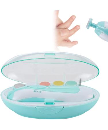 Baby Nail File Electric Nail Trimmer Infant Manicure Set with 6 Grinding Heads for Nail Care Scissors - Buy Online on GoSupps.com