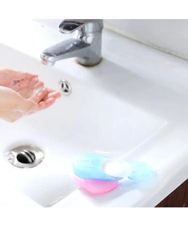 Aesackir 20 Pack with 400 Sheets in 5 Colors Portable Foaming Hand Soap Sheets Rich Bubble Deep Cleaning Travel Size Paper Soap Easy to Rinse - Buy Online on GoSupps.com