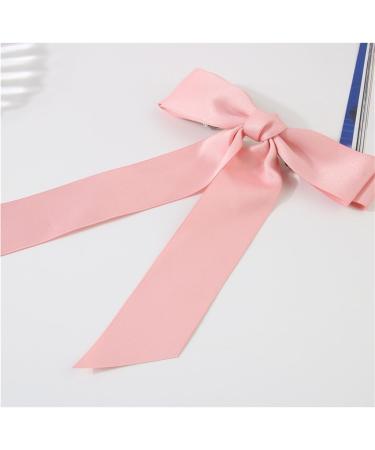 xbiez Long Ribbon Bowknot Hair Clip Ins Style Hairpin Girl Hair Barrettes Side Hair Bows Female Ponytail Holder Hair Accessory Black - Buy Online on GoSupps.com