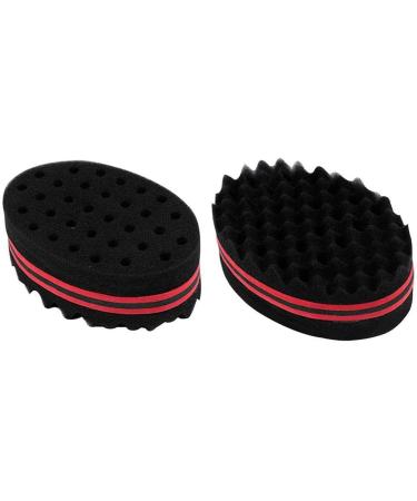 dijiusidy 2 Pieces Brush Barber Twist Sponge Hair Sponge Convenient Different Hairstyles Wear-resistant Stable Brush for Travel Men - Buy Online on GoSupps.com