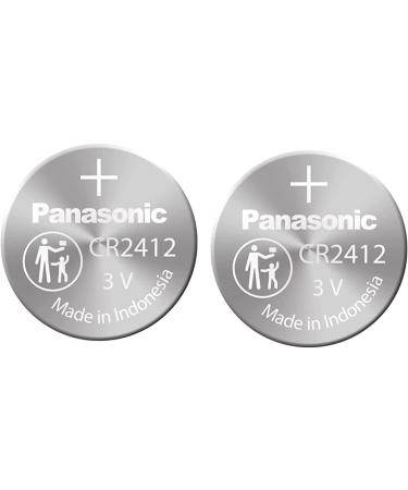 Panasonic CR2412 Non Rechargeable Battery Non Rechargeable Batteries Stainless Steel Lithium Coin Cell 2Pcs - Buy Online on GoSupps.com