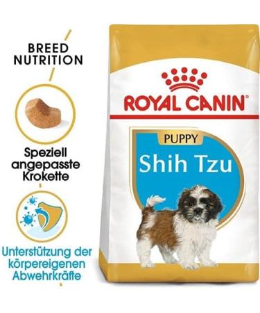 Royal Canin Shih Tzu Puppy | 1.5 kg | Dry food for Shih Tzu puppies | to support coat and digestion | for dogs up to 10 months old - Buy Online on GoSupps.com