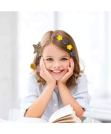 NALCY 24-Piece Hair Clips Set for Girls - Cute Yellow Hair Accessories with Box - Buy Online on GoSupps.com