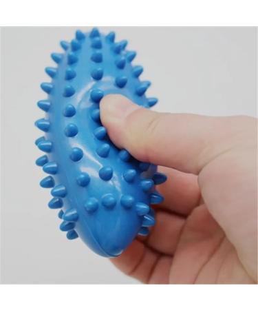 BLBTEDUAMDE Blue PVC Foot Massage Hedgehog Ball - Fascia Relaxation Massager for Ultimate Stress Relief | International Shipping - Buy Online on GoSupps.com