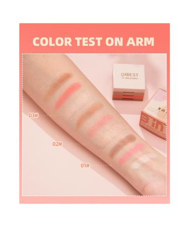 Contour & Highlight Blush Makeup Palette | Cream Bronzer Powder Blush & Shimmer Highlighter | 3-in-1 Eyeshadow Palette with Mirror - International Shipping - Buy Online on GoSupps.com