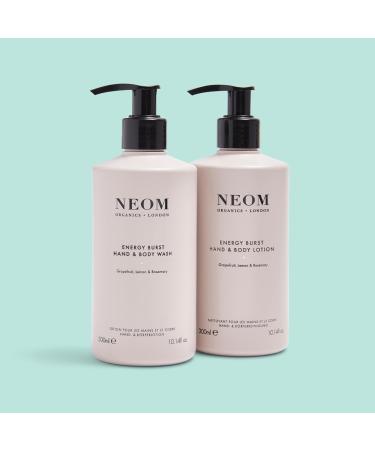 NEOM Energy Burst Hand & Body Lotion 300ml | Grapefruit Lemon & Rosemary | Nourish & Soften - Buy Online on GoSupps.com