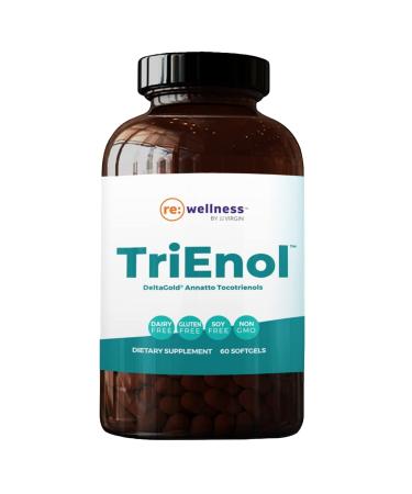 Reignite Wellness by JJ Virgin TriEnol Vitamin E Complex - Annatto Tocotrienols for Healthy Aging Liver & Bone Support (60 Softgels)
