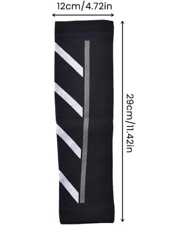 1Pair Calf Compression Sleeve for Women & Men Highly Elastic Compression Sleeves Shin Splints and Calf Support Sleeves for Fitness Running Injury Recovery Muscle Cramps Legs Pain Relief black - Buy Online on GoSupps.com