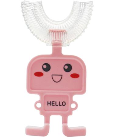 Kids U Shaped Toothbrush All Rounded Children U Shape Toothbrush 360Oral Teeth Cleaning Manual Training Tooth Brush Robot and Birds Toddler Toothbrush Age 2 to12 Xiaoyaoyou - Buy Online on GoSupps.com