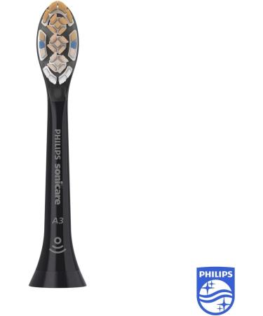 Philips Sonicare A3 Premium Toothbrush Heads - 2-Pack Black (HX9092/11) | Original All-in-One Sound Technology - Buy Online on GoSupps.com