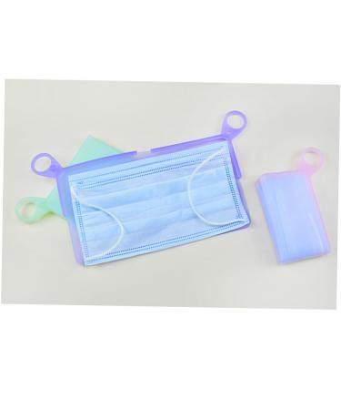 Fomiyes 2-Pack Disposable Dust Masks - Silicone Face Cover & Storage Container (19x13cm) - Green - Buy Online on GoSupps.com