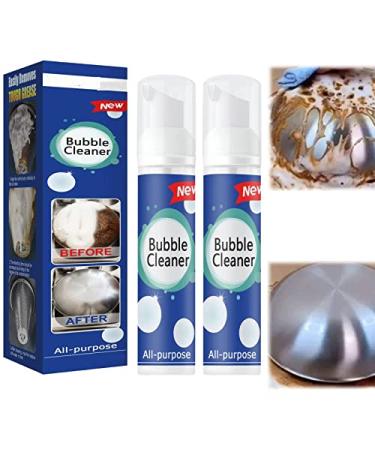 2pcs Homenpetz Cleaning Pots Spray Foaming Heavy Oil Stain Cleaner Bubble Cleaner All Purpose Stain Remover Powerful Stain Removing Foam Cleaner Stubborn Grease & Grime Remover Bubble Spray