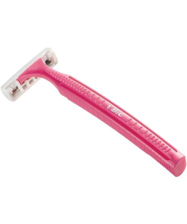 BIC Pure Lady Razor for Women - 16 Disposable Razors with 3 Blades Vitamin E & Shea Butter for a Gentle Shave - Buy Online on GoSupps.com