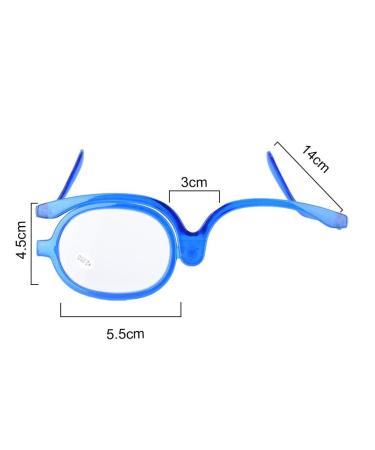 3 Color Makeup Glasses - Rotating Single Lens Cosmetic Tool for Women - Essential Makeup Accessory - Buy Online on GoSupps.com