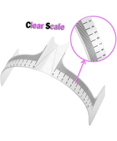 FOMIYES 1pc Eyebrow Ruler Flexible Eyebrow Measure Eyebrow Shaper Ruler Mask Portable - Buy Online on GoSupps.com