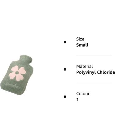 2-in-1 Hot Water Bottle with Cover, 1000ML Green - Wearable Mini Water Bag for Hot and Cold Compress, Ideal Gift for Women - Buy Online on GoSupps.com