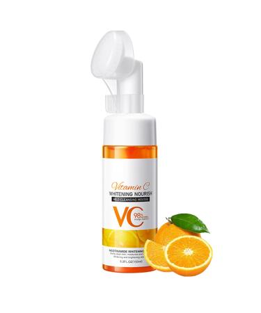 Vitamin C Face Cleanser Gentle Face Cleanser For Sensitive Skin & Oily Skin Sensitive Face Wash Women & Men For Dry Skin Facial Cleanser For Blackheads Acne Dull Skin Hydrated