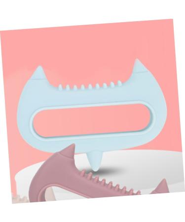 Beaupretty Acupuncture Massage Device & Paddle Hair Comb Tool - Manual Head & Neck Massager Silicone Spa Pebbles 11.8x8.5x2.2cm Blue - Enhance Relaxation & Hairdressing - Buy Online on GoSupps.com